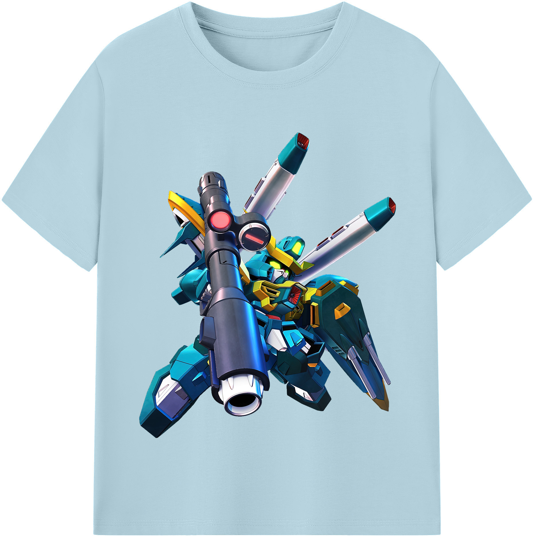 （画像用） 機動戦士ガンダム Mobile Suit Gundam 綿100％半袖Tシャツ（フロントプリント）